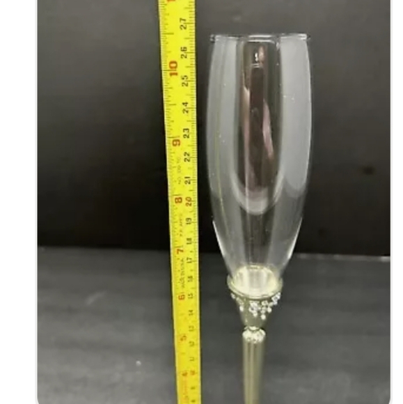 Monique Lhuillier Waterford Modern Love 8-Ounce Toasting Flute Only One - Picture 7 of 7